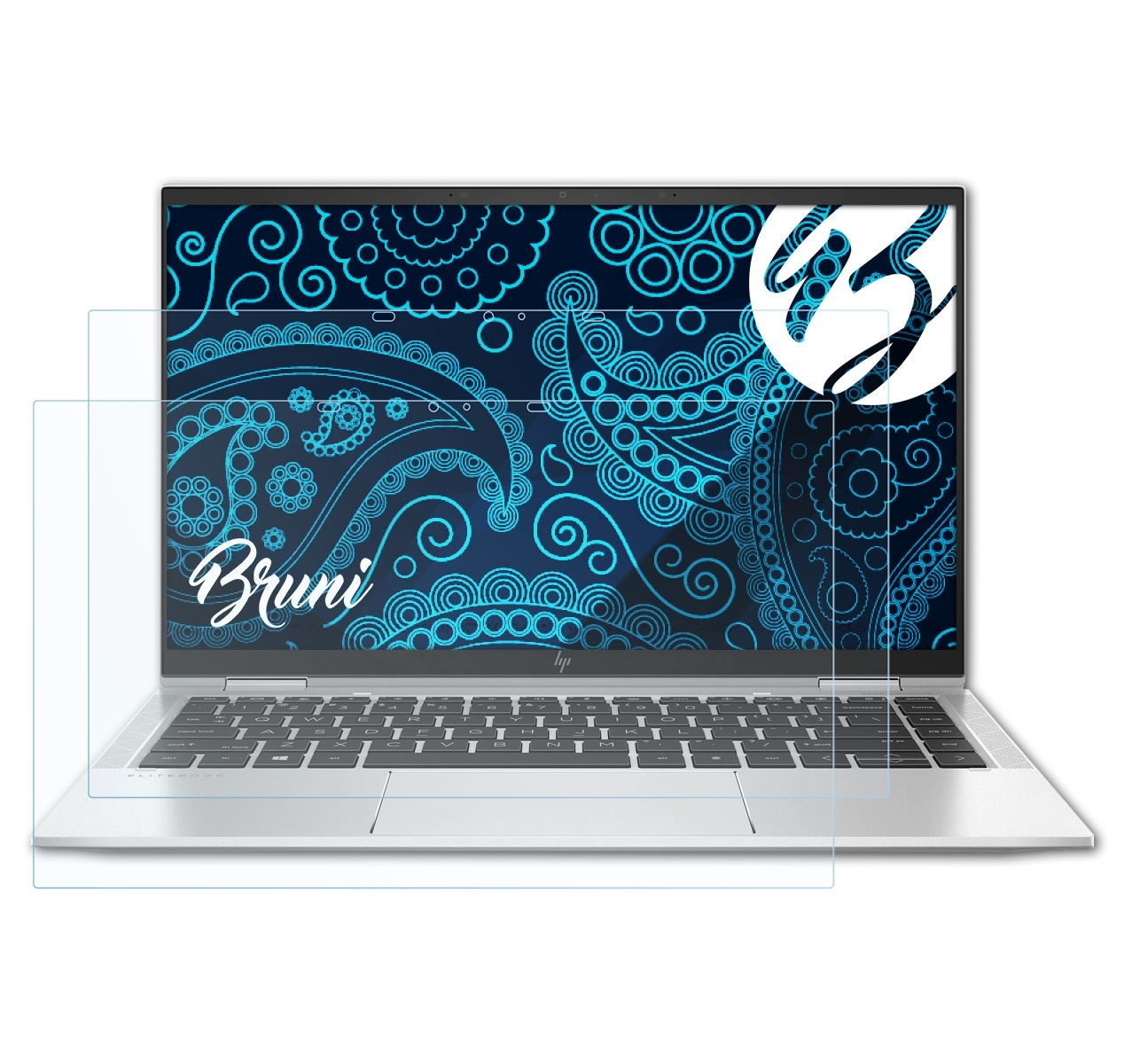 BRUNI 2x Basics-Clear HP x360 G8) 1040 Schutzfolie(für EliteBook
