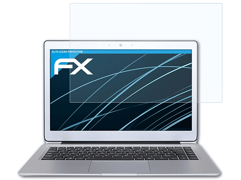 ATFOLIX 2x FX-Clear Displayschutz(für Wortmann 1460Q) Mobile Terra