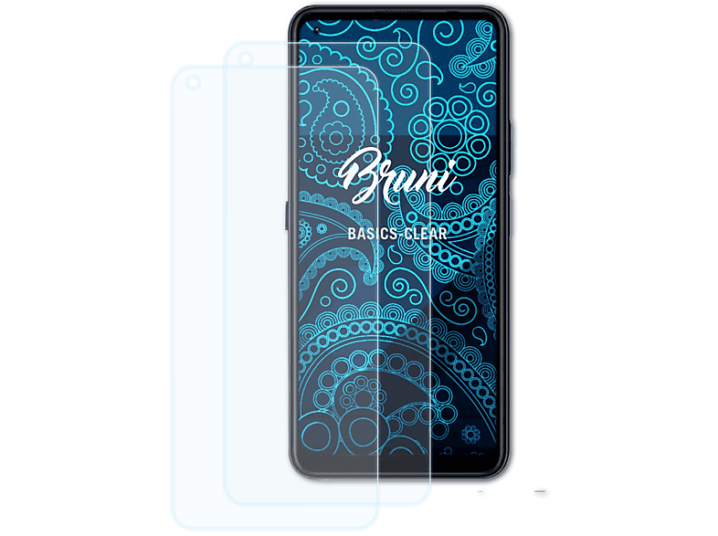 BRUNI 2x Basics-Clear Schutzfolie(für Hisense Infinity H50 Lite) | Displayschutzfolien & Gläser
