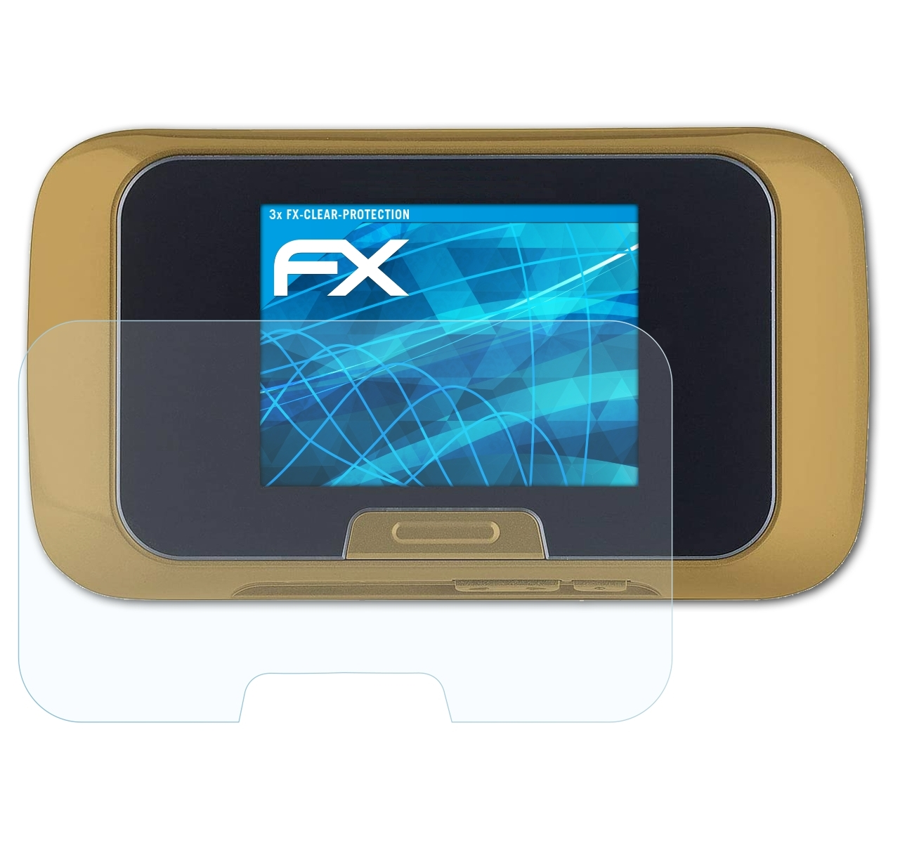 ATFOLIX 3x FX-Clear PX3696-944) Displayschutz(für Somikon
