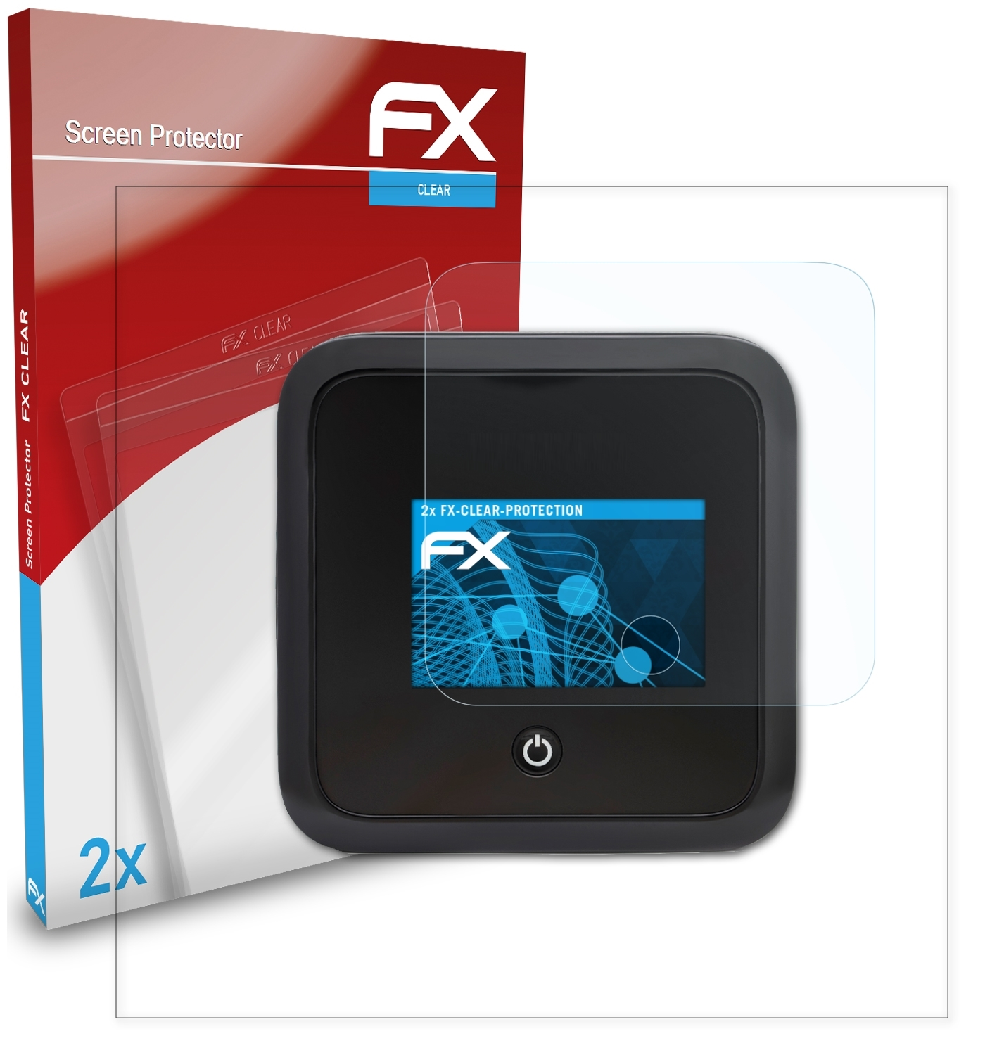 ATFOLIX 2x FX-Clear Displayschutz(für Netgear M5 (M5200)) 5G