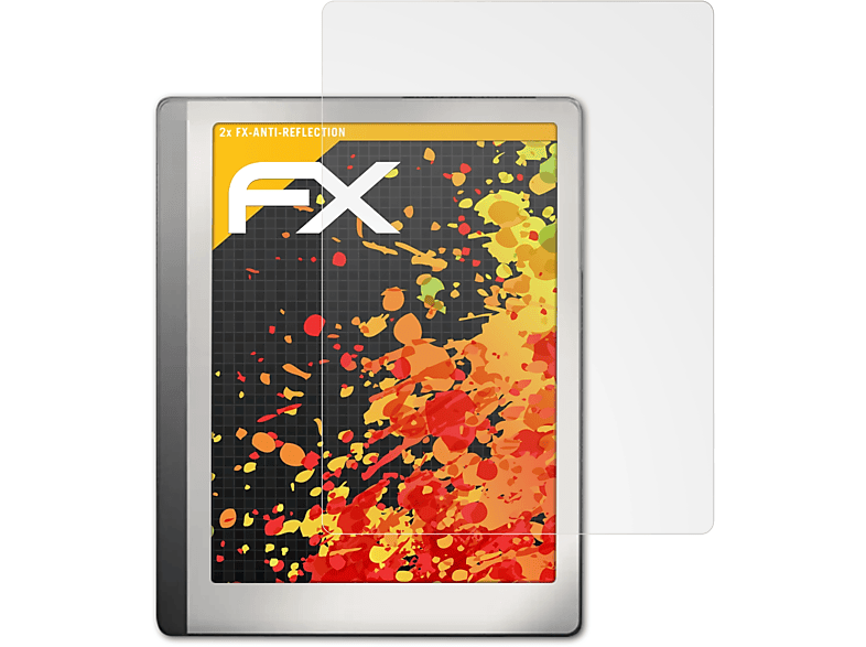 ATFOLIX 2x FX-Antireflex Displayschutz(für Onyx Boox Leaf)