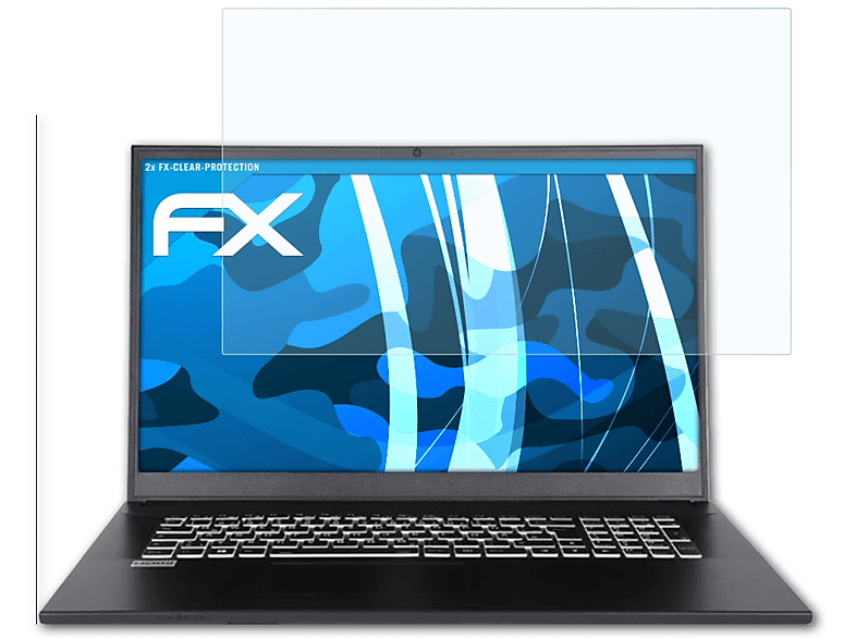 FX-Clear 2x Terra Mobile 1716) Displayschutz(für ATFOLIX Wortmann