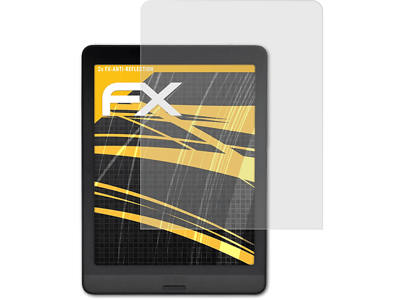 FX-Antireflex 2x 2) ATFOLIX Kon-Tiki Displayschutz(für Onyx Boox