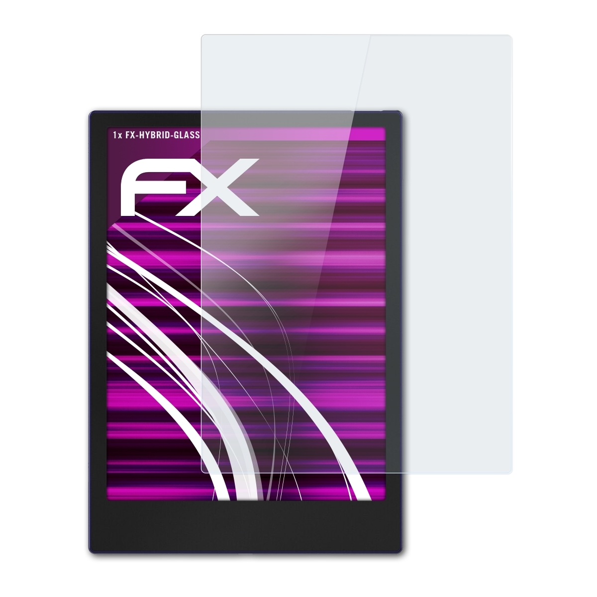 5) FX-Hybrid-Glass Onyx Note Boox ATFOLIX Schutzglas(für