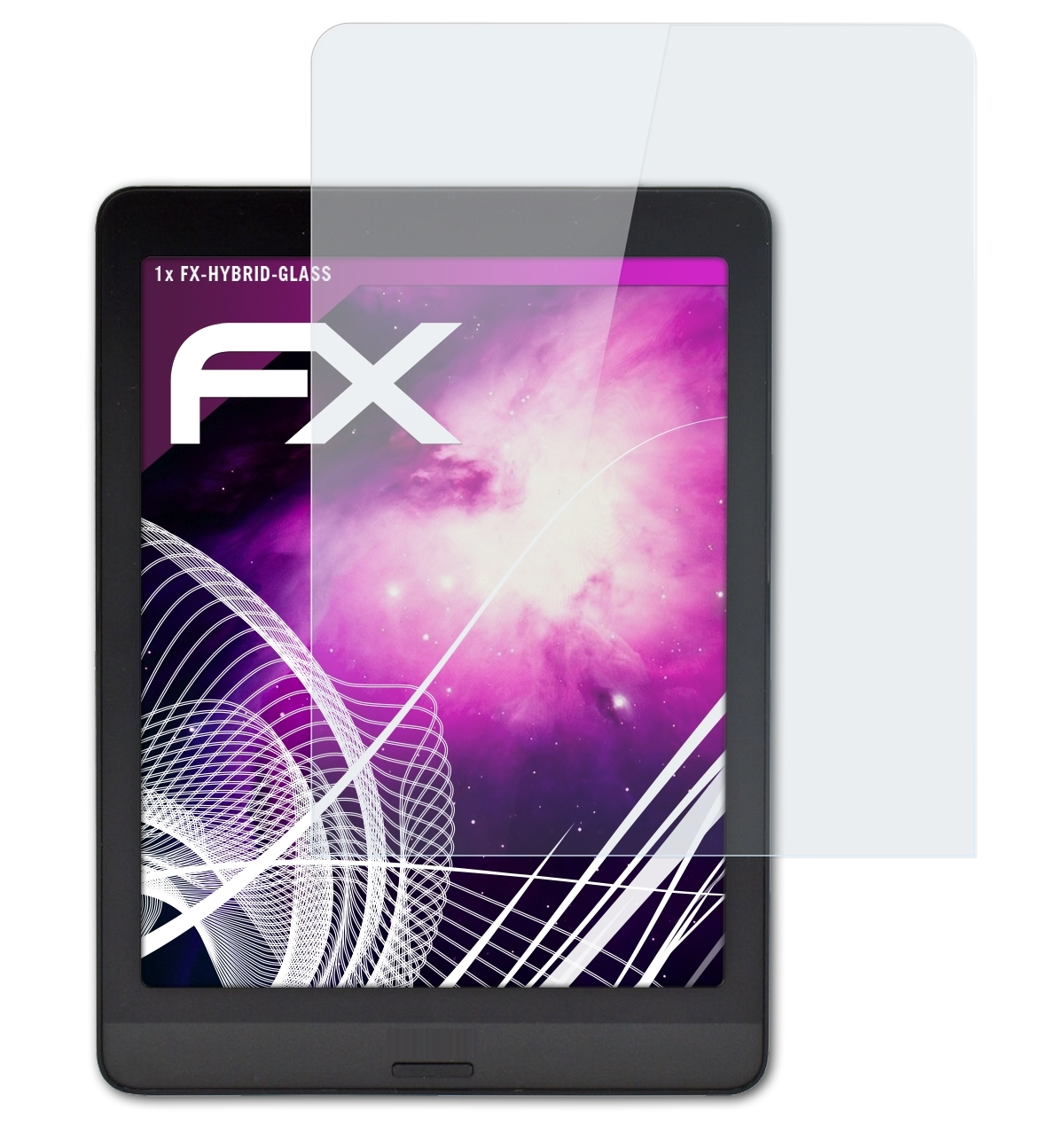 ATFOLIX FX-Hybrid-Glass Schutzglas(für Onyx Boox 2) Kon-Tiki