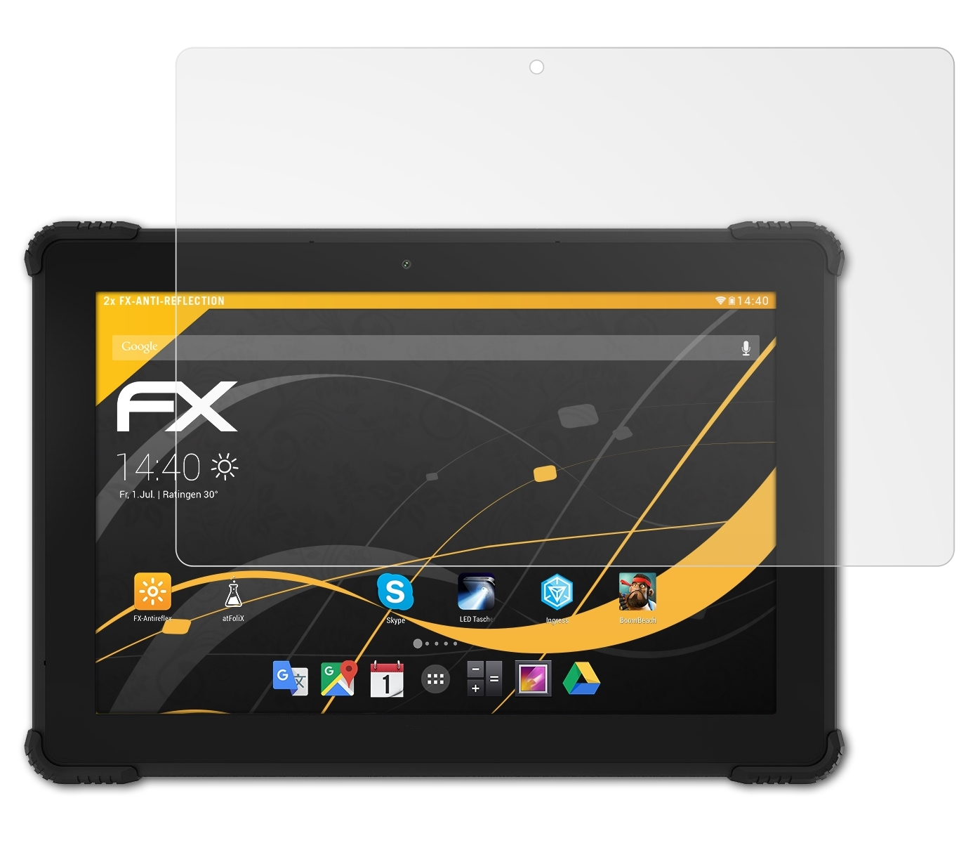 ATFOLIX 2x FX-Antireflex 4G) Archos Displayschutz(für T101x
