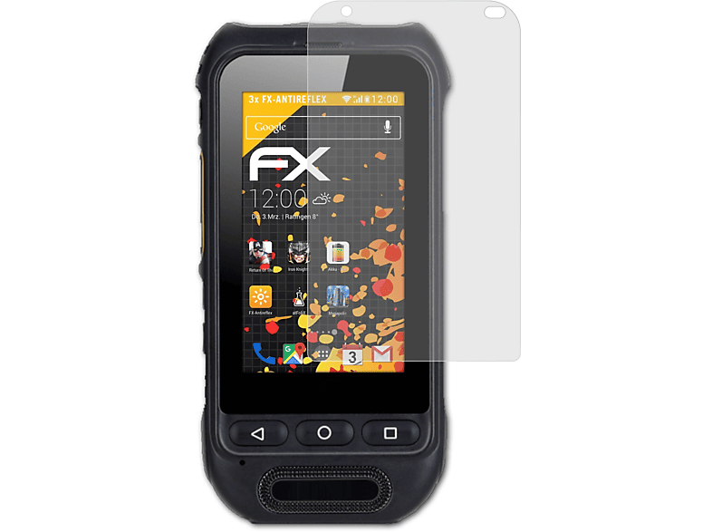 RG360) FX-Antireflex Displayschutz(für RugGear ATFOLIX 3x