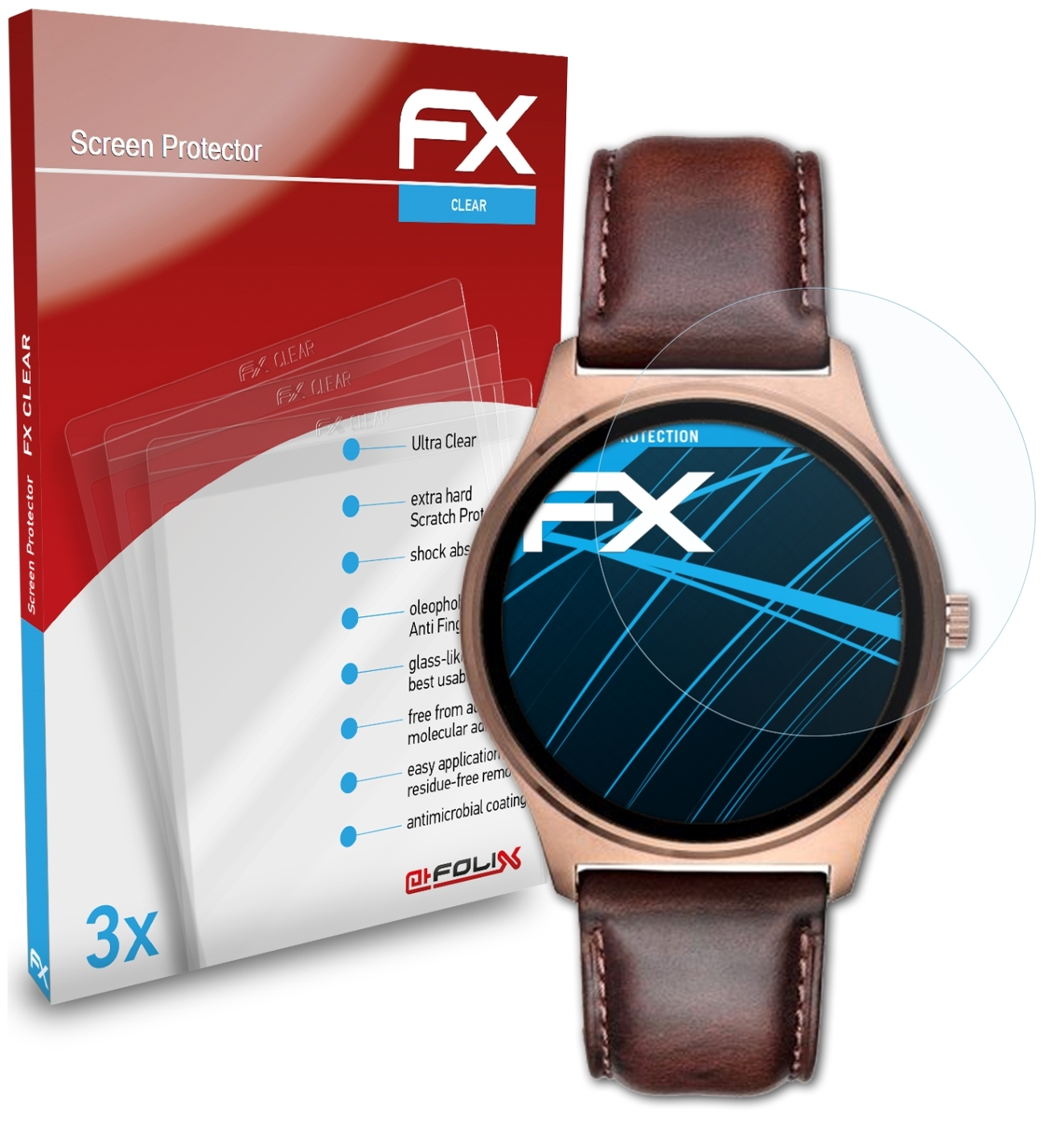 ATFOLIX FX-Clear XLyne Pro) Displayschutz(für QIN XW 3x