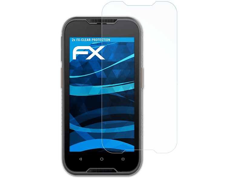 ATFOLIX 2x FX-Clear Displayschutz(für Memor 10) Datalogic