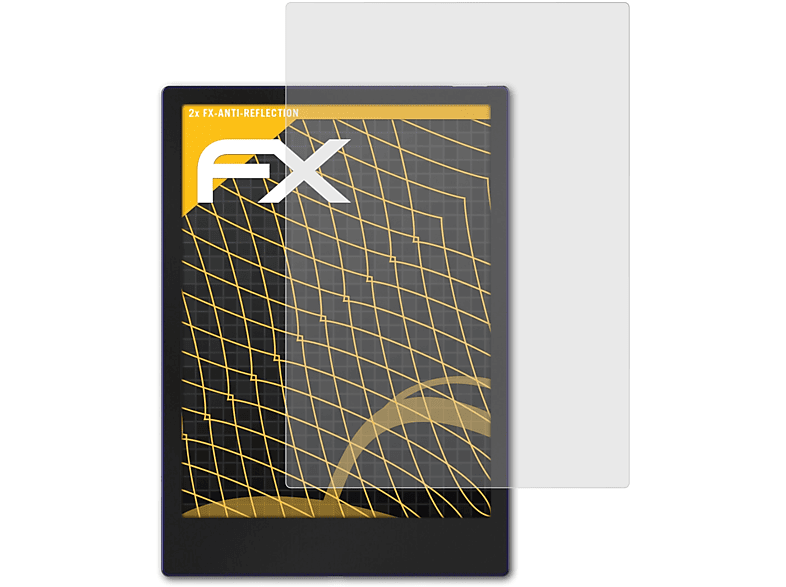 ATFOLIX 2x FX-Antireflex Displayschutz(für Onyx Boox Note 5)