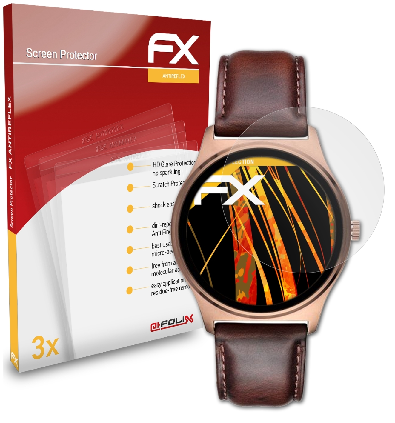 ATFOLIX FX-Antireflex Displayschutz(für XLyne XW 3x Pro) QIN