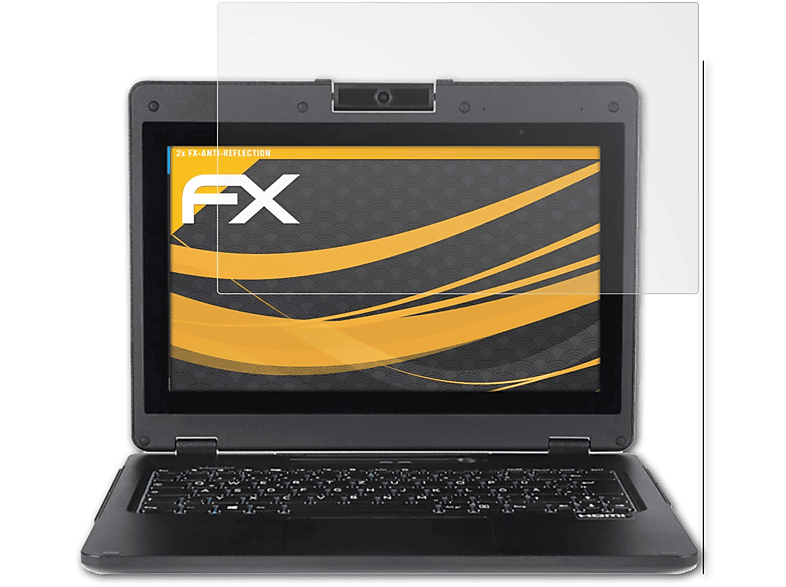 ATFOLIX 2x FX-Antireflex Displayschutz(für Wortmann Terra Mobile 360-11V3)