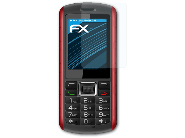 3x Displayschutz(für ATFOLIX AL560) Beafon FX-Clear