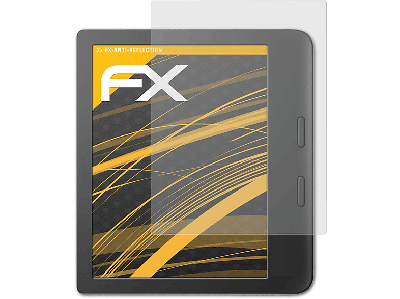ATFOLIX 2x FX-Antireflex Vision Tolino Displayschutz(für 6)