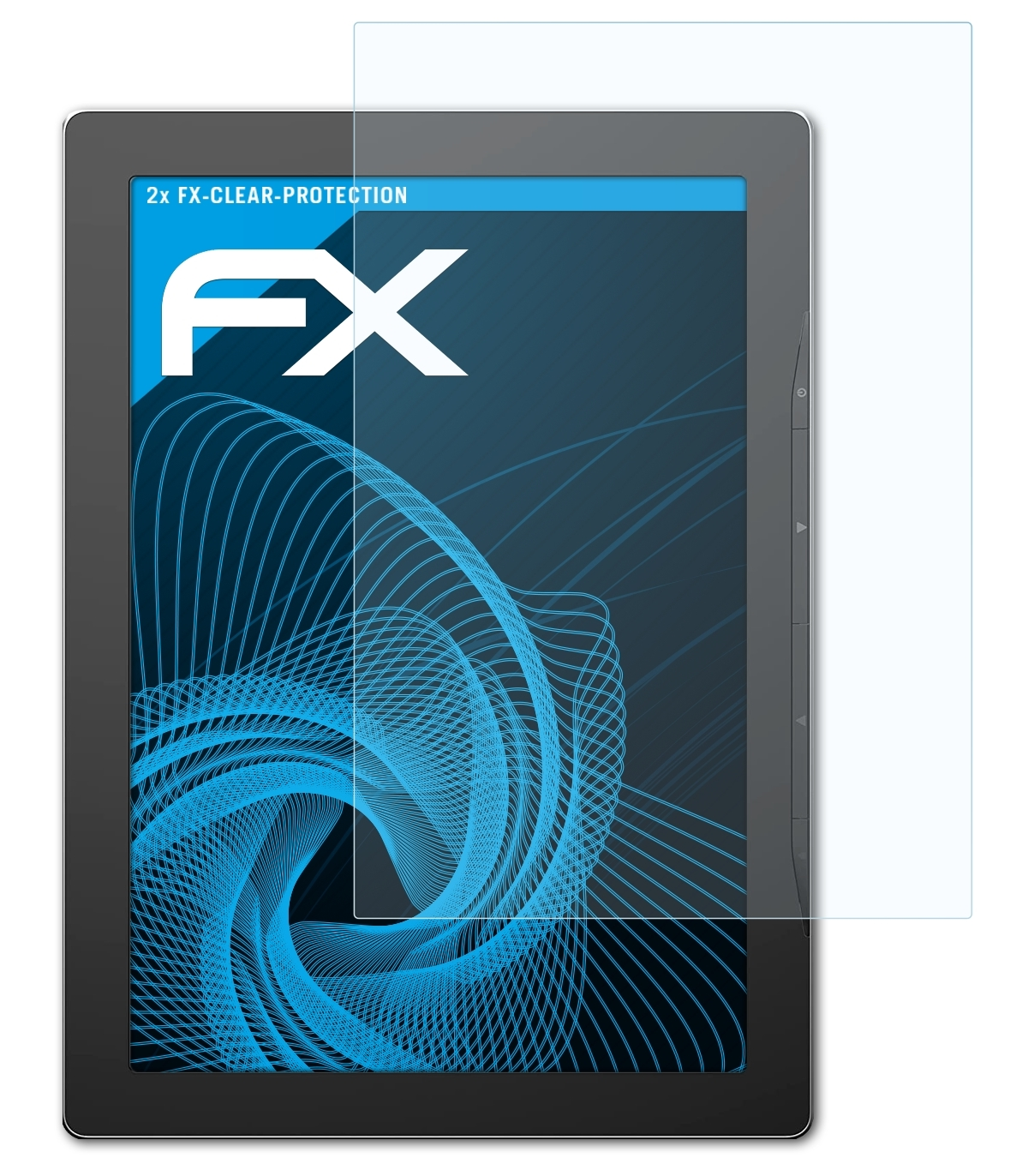 ATFOLIX 2x InkPad Displayschutz(für Lite) PocketBook FX-Clear