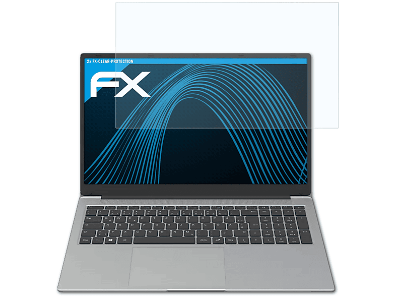 ATFOLIX 2x FX-Clear Displayschutz(für Peaq Classic (2G428D)) C170