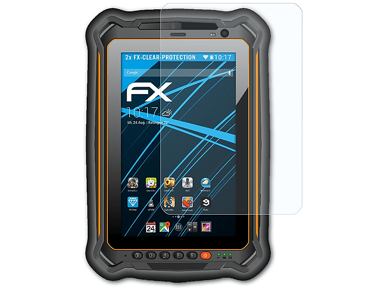 ATFOLIX 2x FX-Clear Displayschutz(für RG930i) RugGear
