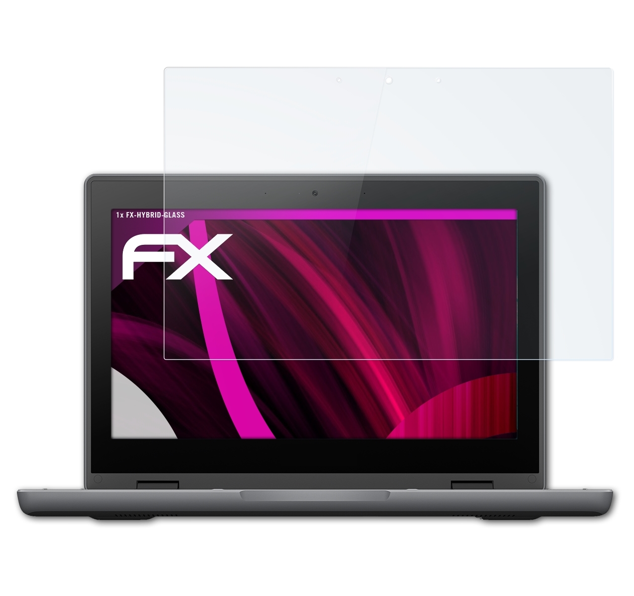 FX-Hybrid-Glass Flip Asus ATFOLIX (CR1100)) CR1 Schutzglas(für Chromebook