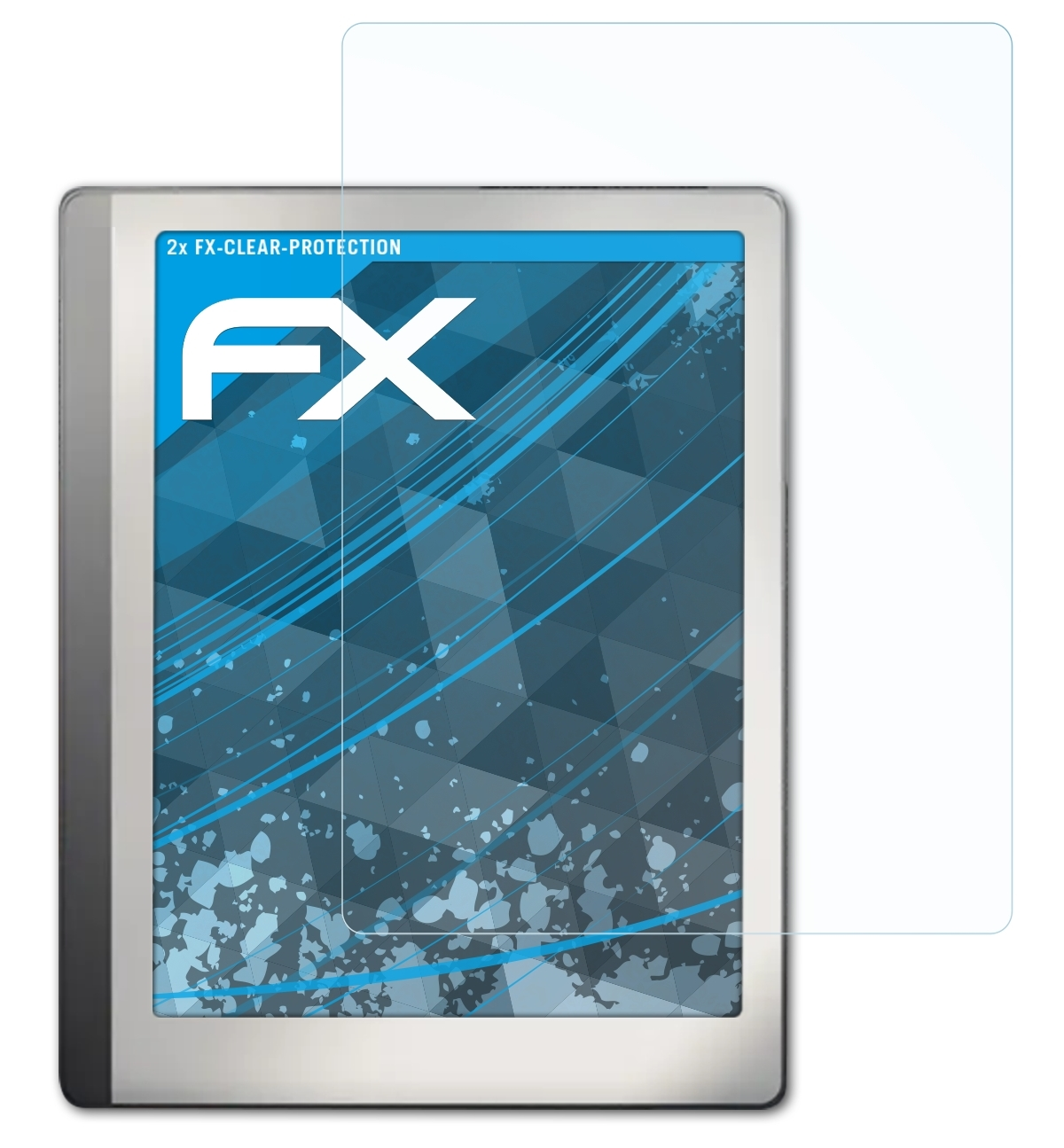 Displayschutz(für 2x Boox Onyx ATFOLIX Leaf) FX-Clear