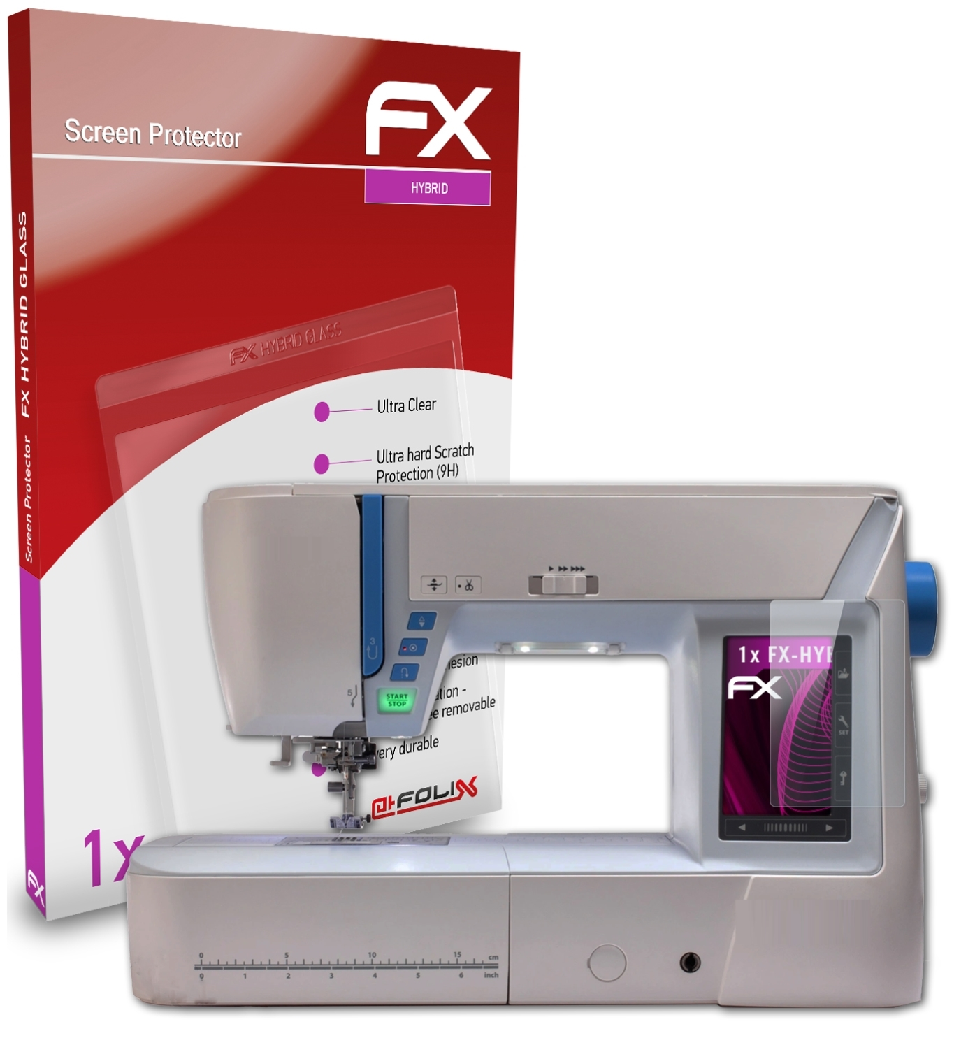 ATFOLIX FX-Hybrid-Glass Schutzglas(für S7) Skyline Janome