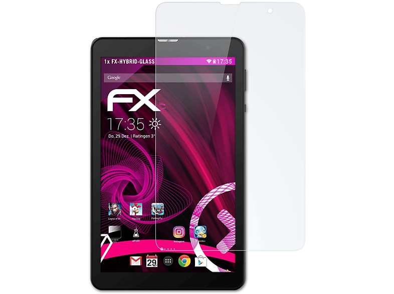 ATFOLIX FX-Hybrid-Glass Schutzglas(für Alldocube Smile 1)