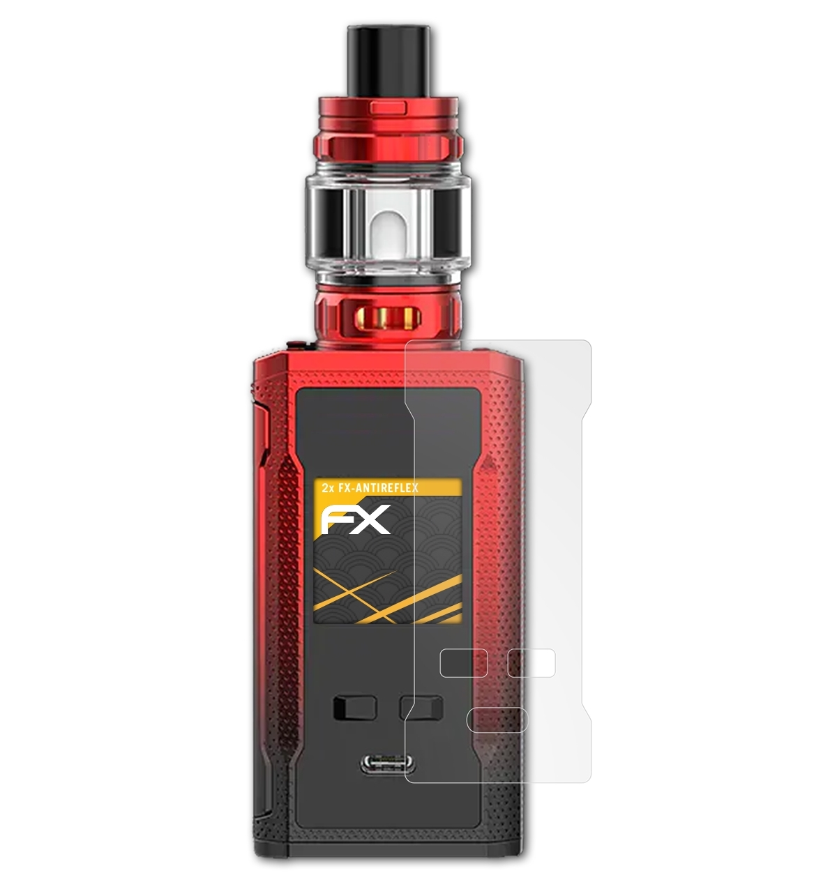 ATFOLIX 2x R-Kiss FX-Antireflex Smok Displayschutz(für 2)