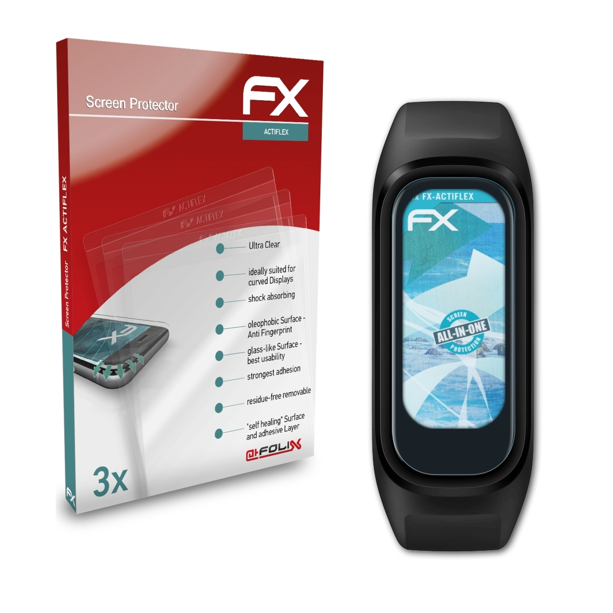 FX-ActiFleX ATFOLIX Band) Oppo Displayschutz(für 3x