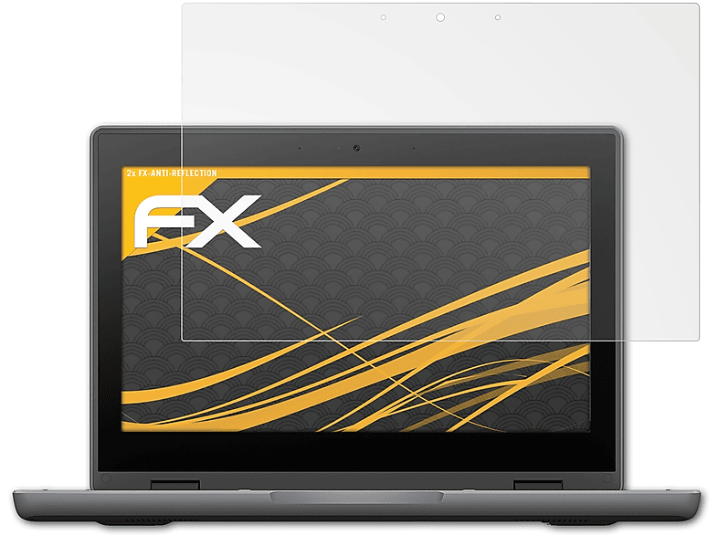 Displayschutz(für Chromebook Asus FX-Antireflex Flip 2x ATFOLIX CR1 (CR1100))