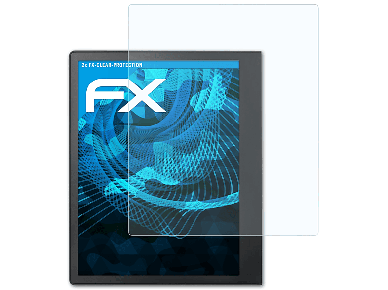 ATFOLIX 2x FX-Clear Displayschutz(für Elipsa) Kobo