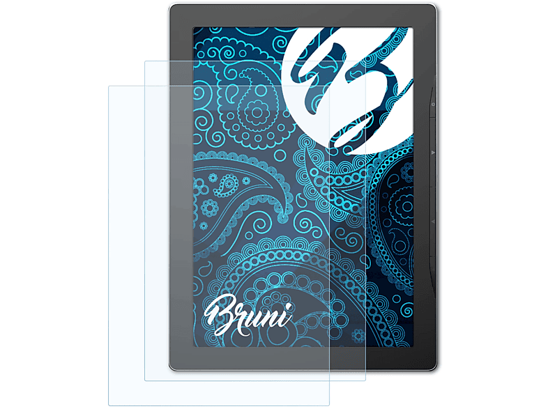BRUNI 2x Basics-Clear Schutzfolie(für PocketBook InkPad Lite)