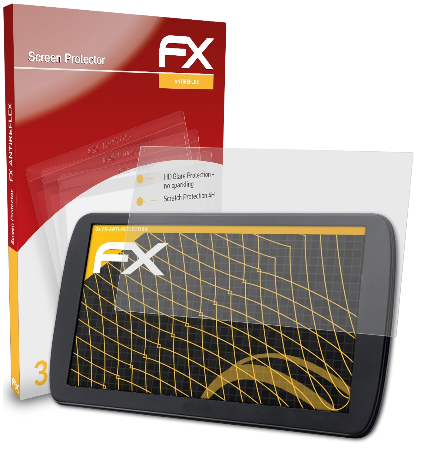 ATFOLIX 3x FX-Antireflex Jimwey 9 Displayschutz(für Inch)