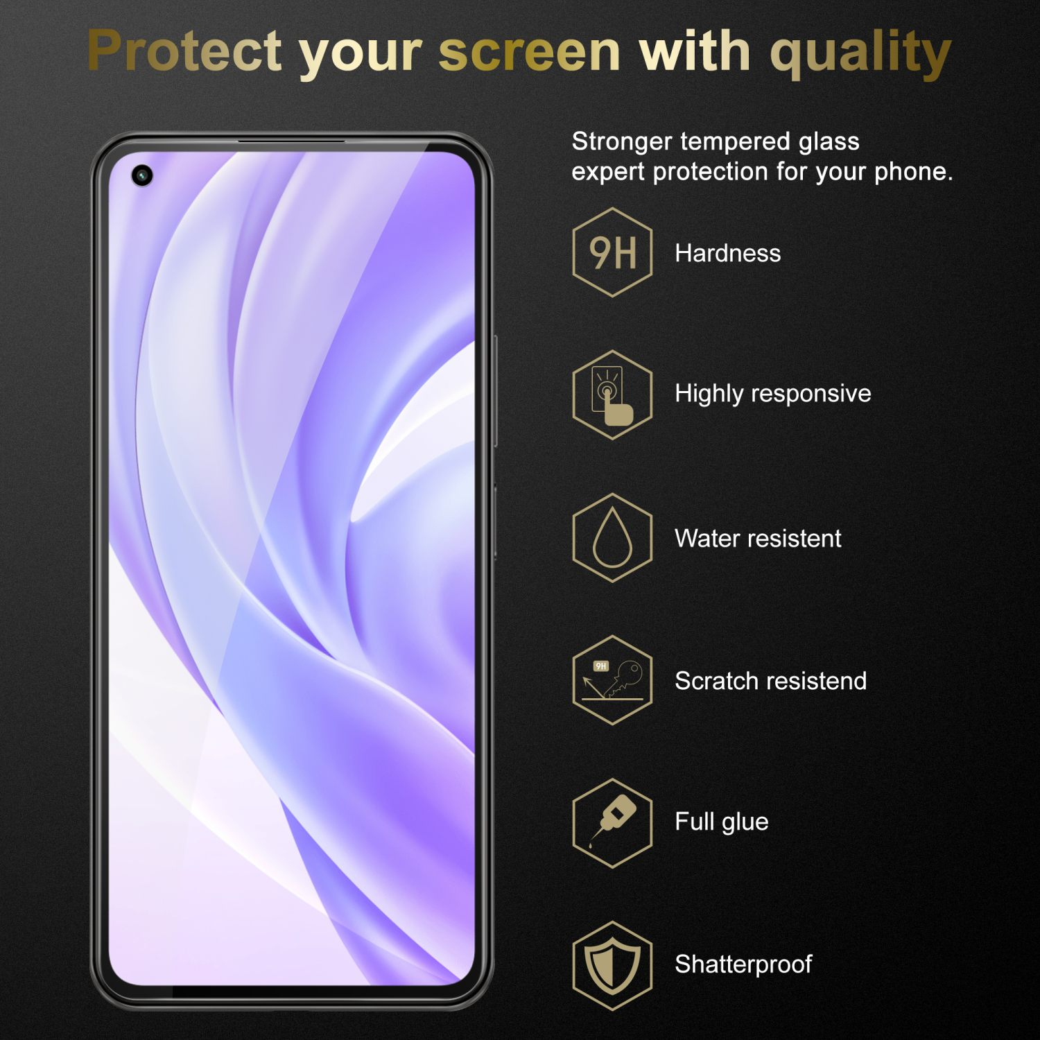 (4G NE) Xiaomi / Schutzglas LITE Mi 11 Schutzfolie(für LITE Glas 11 Tempered CADORABO 5G) /