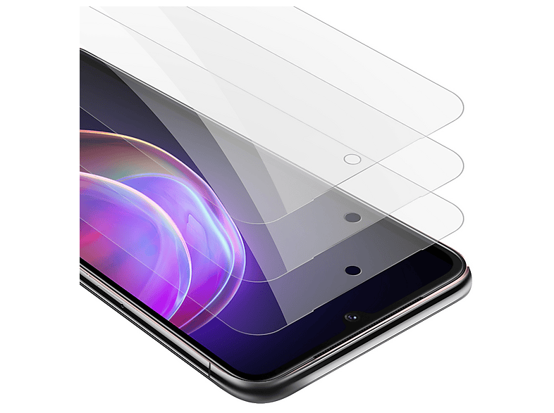Cadorabo 3x Vetro Temperato Per Vivo NEX, Pellicola Protettiva 9H, Trasparente E Compatibile 3D Touch