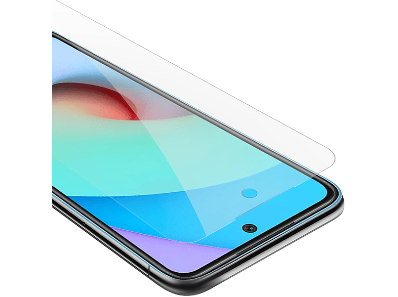 CADORABO Schutzglas Tempered Schutzfolie(für Xiaomi RedMi Glas 10)