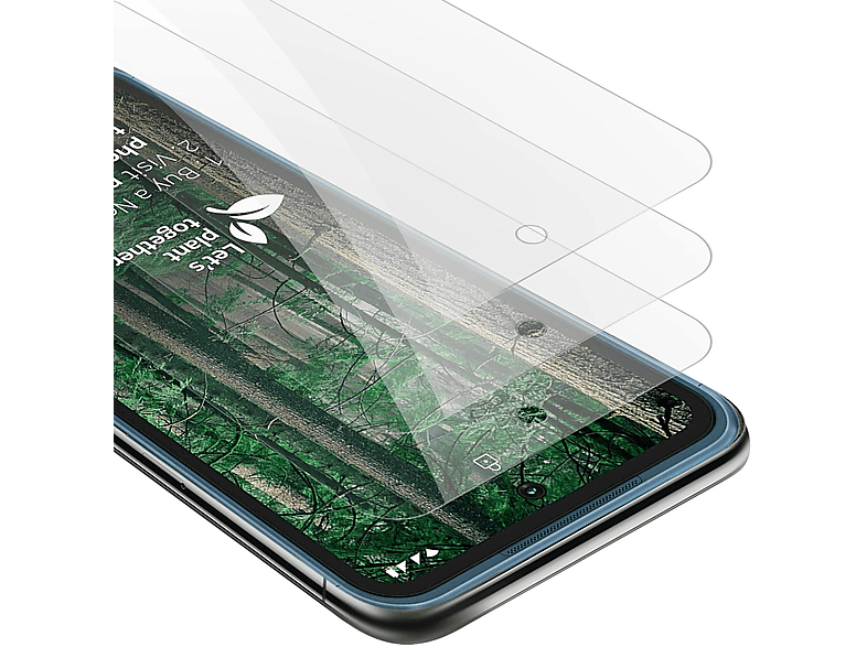 XR20) Tempered Glas Schutzfolie(für CADORABO 3x Schutzglas Nokia