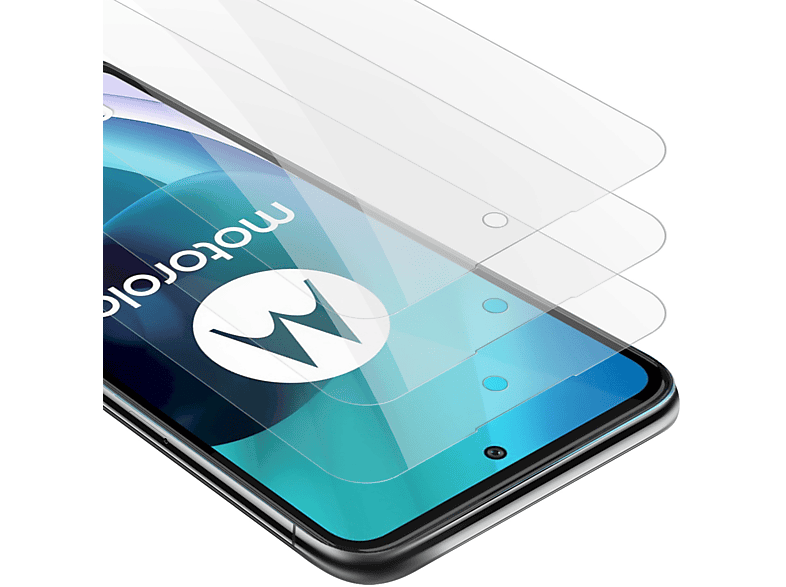 CADORABO 3x Schutzglas Tempered Glas Schutzfolie(für Motorola MOTO G71 5G)