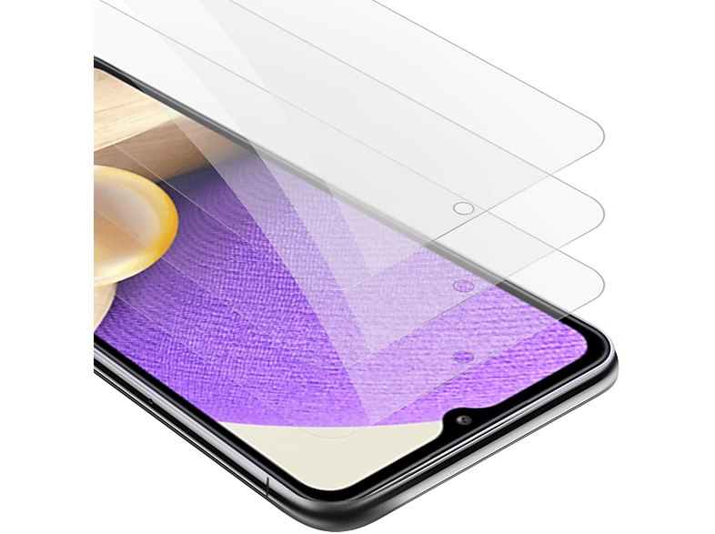 Glas A33 Tempered Schutzfolie(für 3x CADORABO Samsung Galaxy 5G) Schutzglas