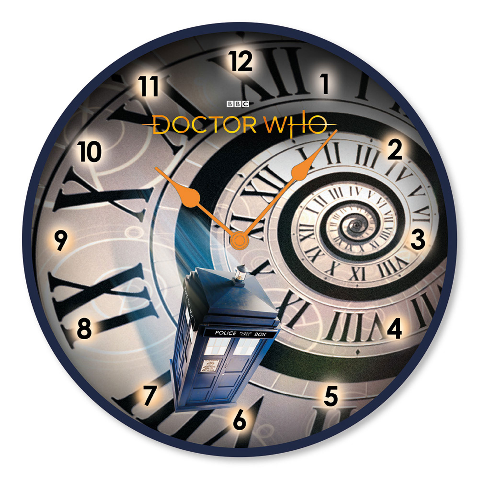 Wanduhr - Spiral Who Time - Doctor