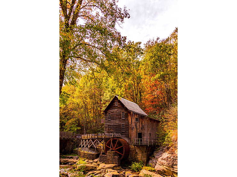 Alte Mühle im Creek Herbst Grist Glade Mill 