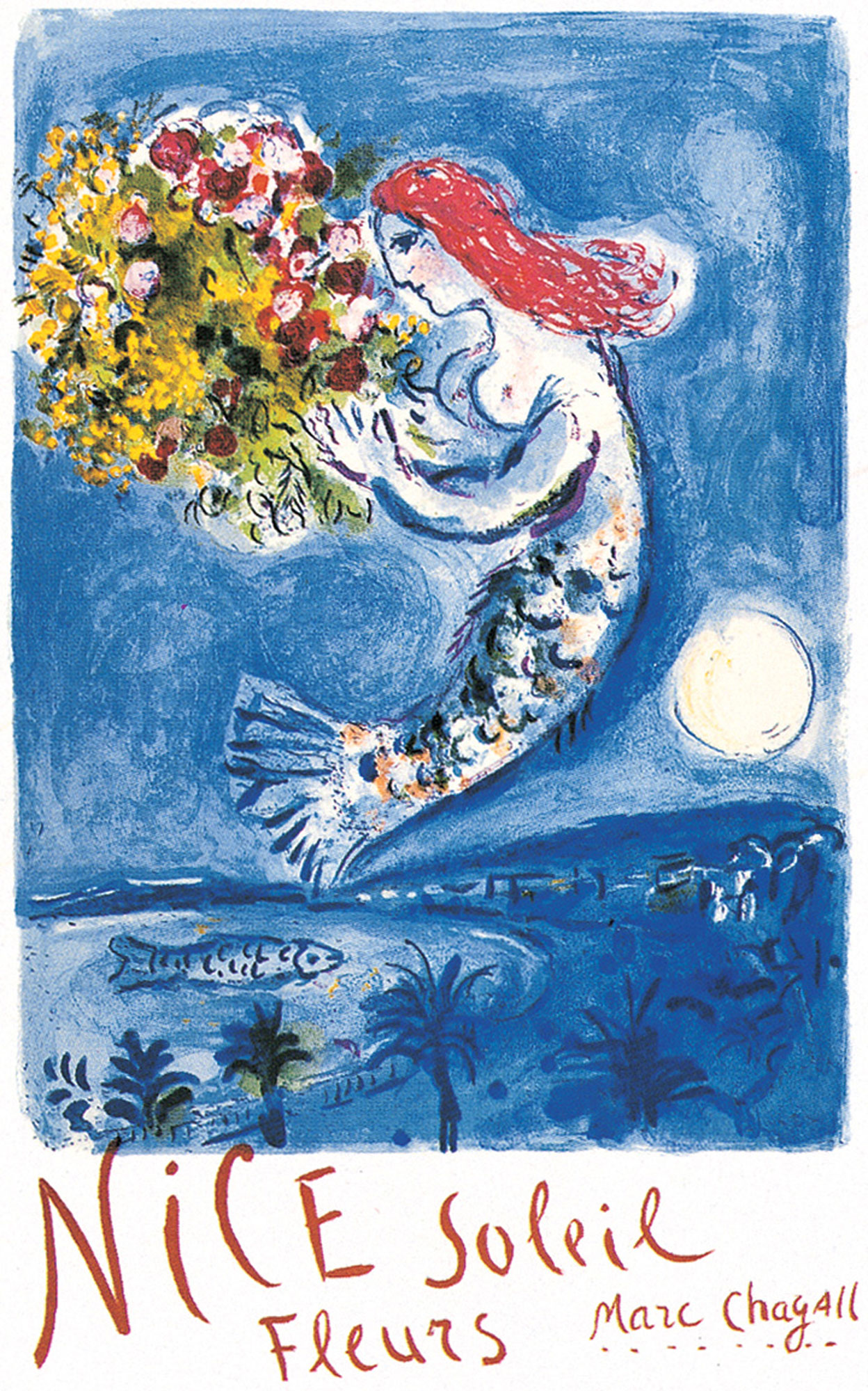 Nice Flowers Sun Marc - Chagall,