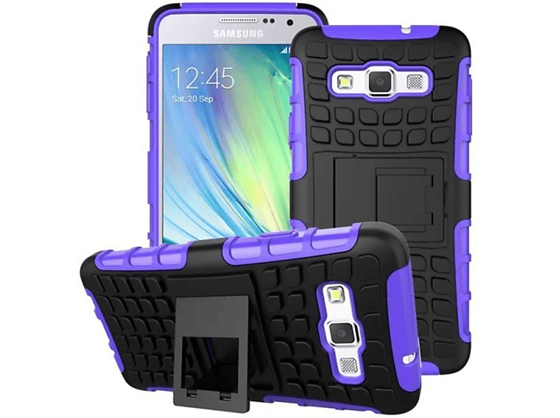 Galaxy Samsung, Backcover, (2015), CASEONLINE A7 Violett 2i1,
