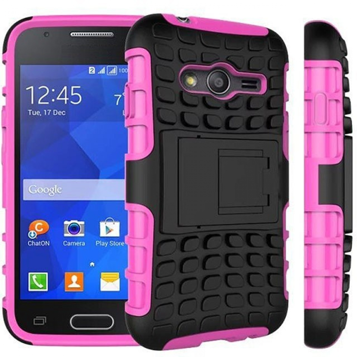 Pink Galaxy Backcover, Trend 2, 2i1, CASEONLINE Samsung,