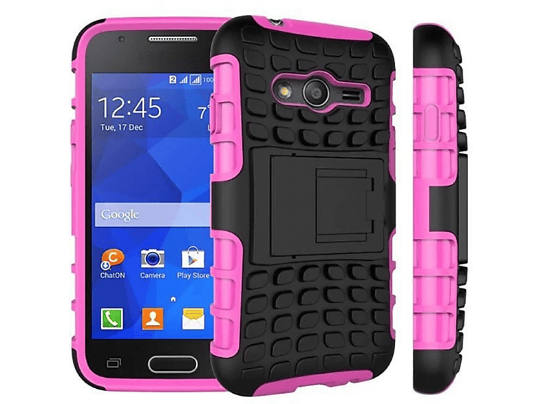 CASEONLINE 2i1, Backcover, Samsung, Galaxy Trend 2, Pink