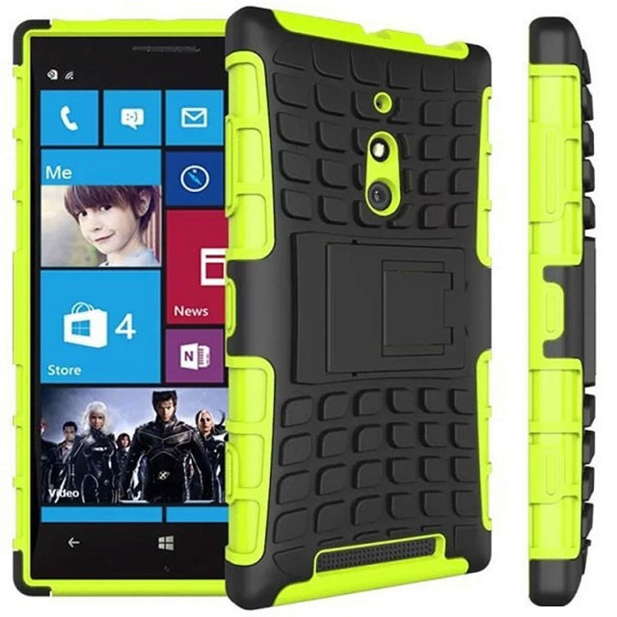Lumia Grün 830, Nokia, CASEONLINE Backcover, 2i1,