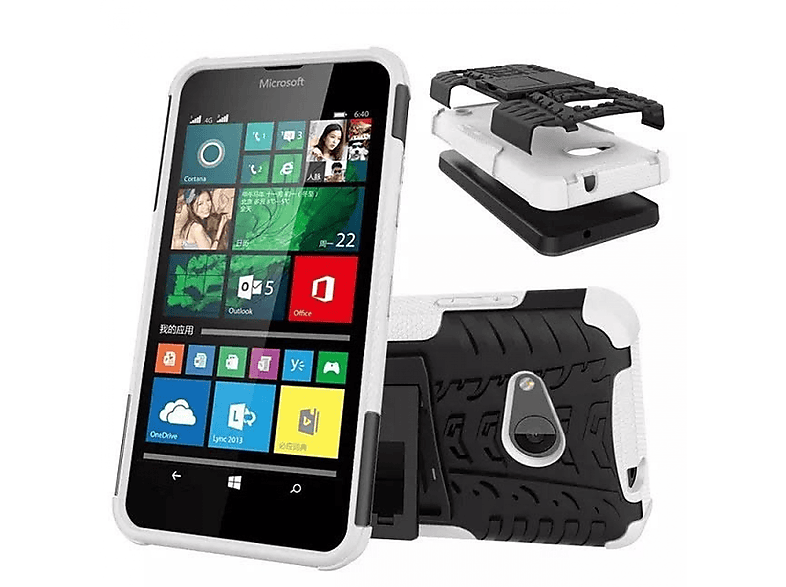 Microsoft, 2i1, Weiß 550, Backcover, CASEONLINE Lumia