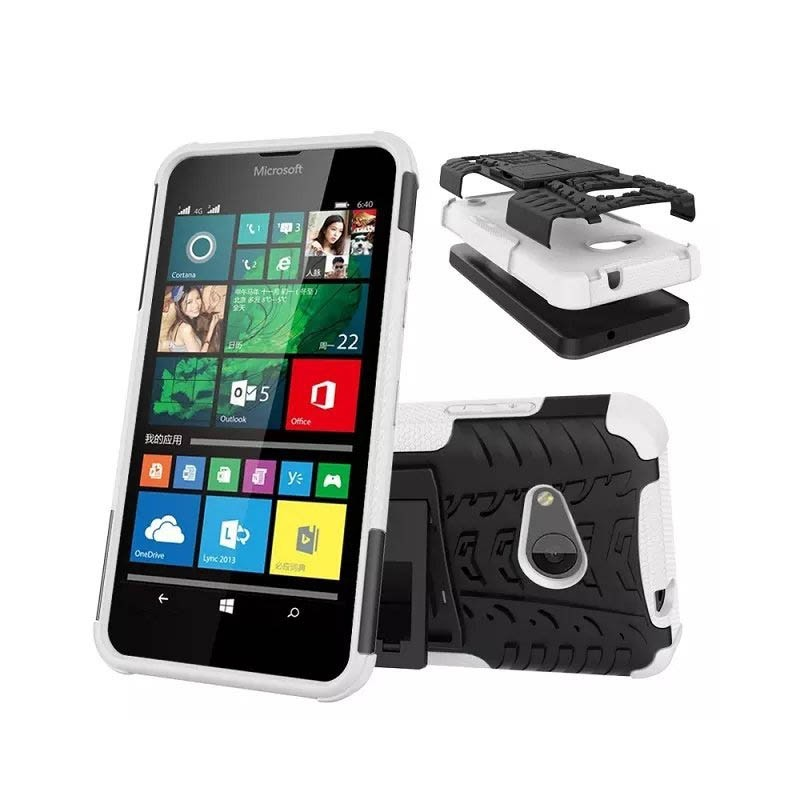 CASEONLINE Lumia 2i1, Microsoft, Backcover, 550, Weiß
