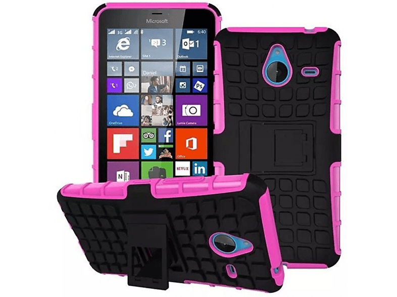 CASEONLINE 2i1, Backcover, Microsoft, Lumia 640XL, Pink