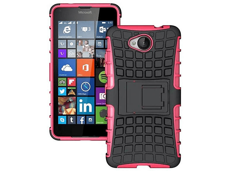 CASEONLINE 2i1, Backcover, Microsoft, Lumia 650, Pink