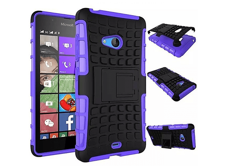 Lumia 2i1, CASEONLINE Violett Microsoft, Backcover, 540,